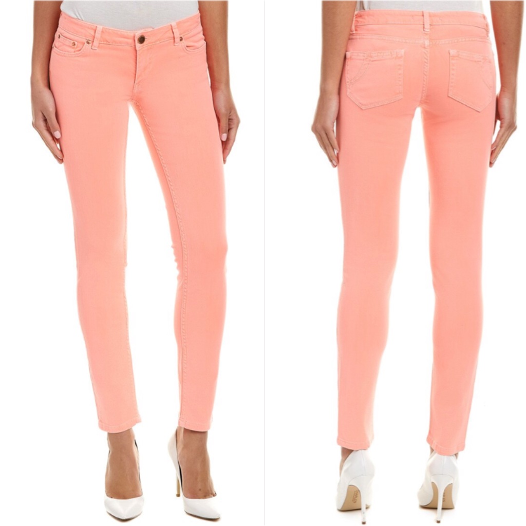 Maje Womens Fluorescent Slim Leg